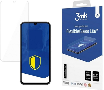 Гібридне скло 3MK FlexibleGlass Lite для Samsung Galaxy A34 5G/A346 (5903108518932)
