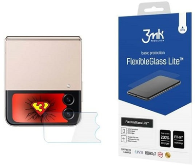 Гібридне скло 3MK FlexibleGlass Lite для Samsung Galaxy Flip 4 F721 (5903108489034)