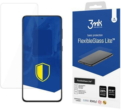 Szkło hybrydowe 3MK FlexibleGlass Lite dla Samsung Galaxy S21+ 5G G996 (5903108343626)