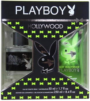 Zestaw Playboy Hollywood Woda toaletowa 50 ml + Żel pod prysznic 250 ml (3614221292815)