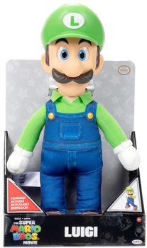 М'яка іграшка Jakks Pacific Nintendo Super Mario Movie Luigi 30 см (192995416284)