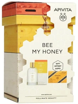 Zestaw damski Apivita Bee My Honey Woda toaletowa damska 100 ml + Naturalne Mydło Miętowe 125 g (5201279093563)