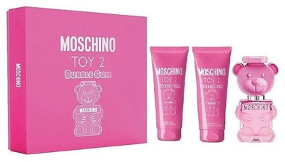 Zestaw damski Moschino Toy 2 Bubble Gum Woda toaletowa damska 50 ml + żel pod prysznic 50 ml + balsam do ciała 50 ml (8011003877164)