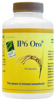 Suplement diety 100% Natural IP6 Oro 120 kapsułek (8437008750675)