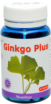 Натуральна харчова добавка Montstar Gink go Plus 45 капсул (8436021826947)