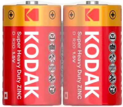 Baterie Kodak Heavy Duty D R20 2 szt (30410398)