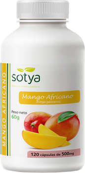 Suplement diety Sotya Mango Africano 120 vegan kapsułek (8427483008248)