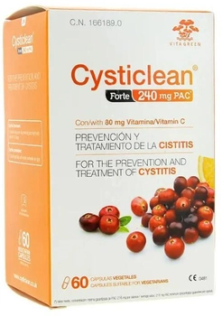 Натуральна харчова добавка Cysticlean Forte 60 капсул (8436031120240)