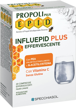 Натуральна харчова добавка Specchiasol Efervescente Influepid 20 капсул (8002738802880)