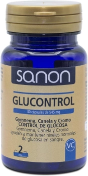 Suplement diety Sanon Glucontrol De 545 mg 30 kapsułek (8436556081682)
