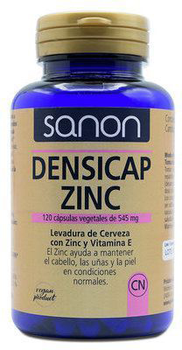Натуральна харчова добавка Sanon Densicap Цинк 545 мг 120 капсул (8436556081927)