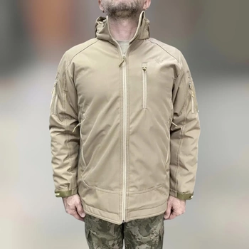Куртка мужская зимняя WOLFTRAP, Softshell, цвет Бежевый, размер L, зимняя мужская куртка софтшелл