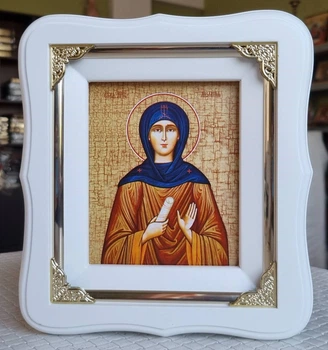 Святая Мелания Римляныня икона 19х17см