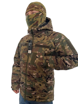 Куртка военная зимняя Softshell ТТХ, Мультикам 52