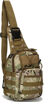 Тактическая мужская сумка через плечо M02M 6л. Барсетка Городская военная сумка Штурмовая Армейская
