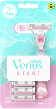 Станок для гоління Gillette Venus Start + 3 змінні картриджі (7702018591152)