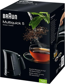 Електрочайник Braun MultiQuick 5 WK500BK 1.7 л Чорний