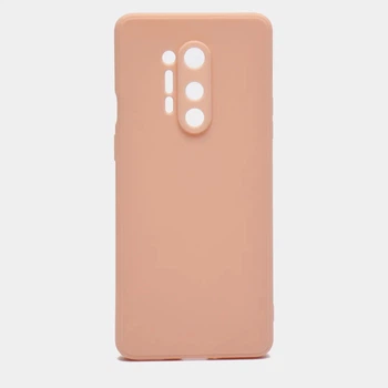 Чехол Soft Touch для OnePlus 8 Pro силикон бампер светло-розовый