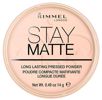 Пудра Rimmel Stay Matte Long Lasting Powder 002 Pink Blossom 14 г (3607345064512)