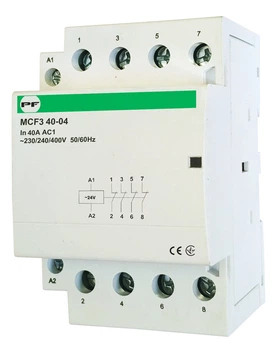 Магнітний пускач MCF3 40A 4NC 230V модульний контактор (MCF34004230)