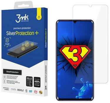 Захисна плівка 3MK Silver Protect+ для Xiaomi Mi Note 10 Lite антимікробна (5903108302203)