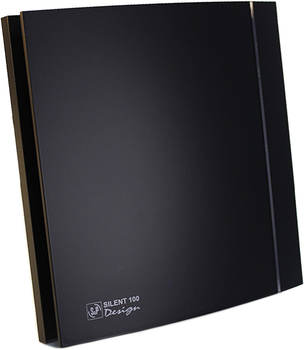 Вытяжной вентилятор SOLER&PALAU Silent-100 CZ Matt Black Design-4C