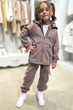 Спортивный костюм Escabel Kids 164 см Коричневый (2125000821740)