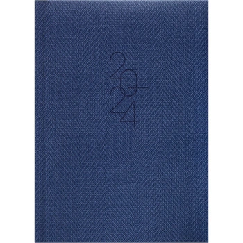 Щоденник Brunnen 2024 Tweed кишеньковий синій 73-736 31 304