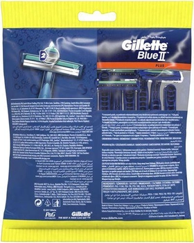 Станок для гоління Gillette Blue II Plus 14 + 6 шт (7702018477661)