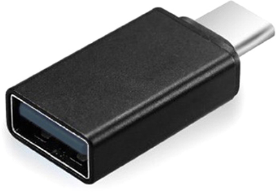 Adapter Gembird USB Type-C - USB Type-A (M) Black (A-USB2-CMAF-01)