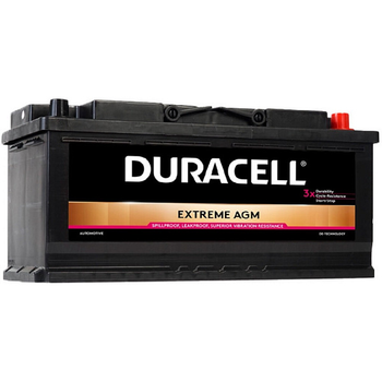 Аккумулятор автомобильный Extreme AGM 105Ач 950А "+" справа DURACELL, DE105AGM