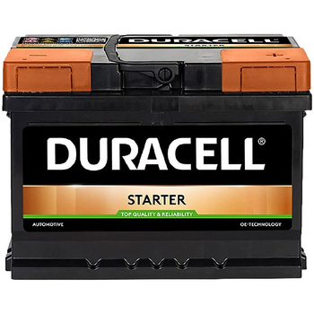 Аккумулятор автомобильный Starter 60Ач 480А "+" справа DURACELL, DS60