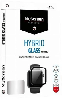 Szkło ochronne MyScreen AntiCrash Shield Edge 3D do Apple Watch 6 / Se 40 mm Czarne (5901924992653)
