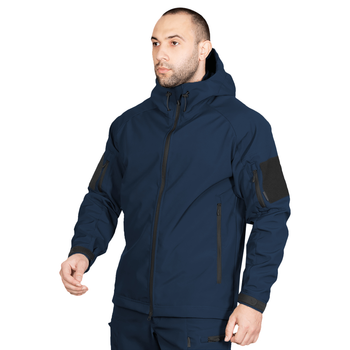 Куртка Stalker SoftShell Темно-синя Camotec розмір XXL