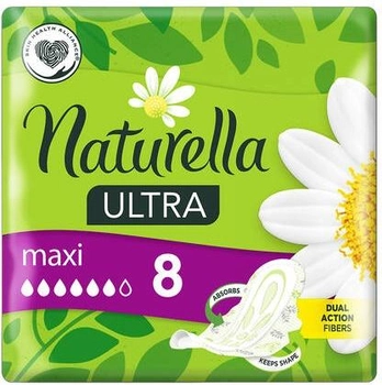 Прокладки з крильцями Naturella Camomile Ultra Maxi 8 шт. (4015400125099)