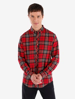 Сорочка бавовняна чоловіча Colin's CL1064807RED S Red (8683197892676)