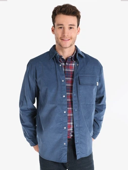 Сорочка бавовняна чоловіча Colin's CL1065712INV S Indigo (8683197902641)