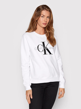 Світшот жіночий Calvin Klein Jeans J20J219140-YAF XS Білий (8719855868056)