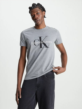 Koszulka męska bawełniana Calvin Klein Jeans J30J320935-P2D M Szara (8719855869091)