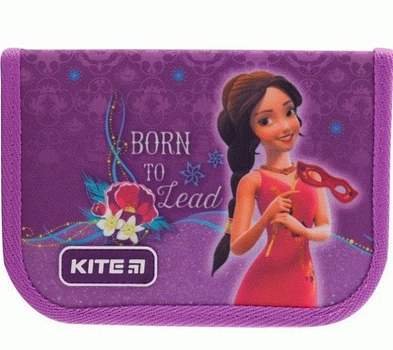 Пенал з наповненням Elena of Avalor 20x14x3.7 см 1 відділення,2 відв., Kite