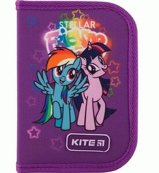 Пенал з наповненням 622 My Little Pony2 20x14x3.7 см 1 відділення,2 відв., Kite