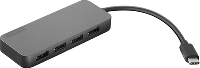 Док-станція Lenovo USB-C to 4 Port USB-A Hub Black (4X90X21427)