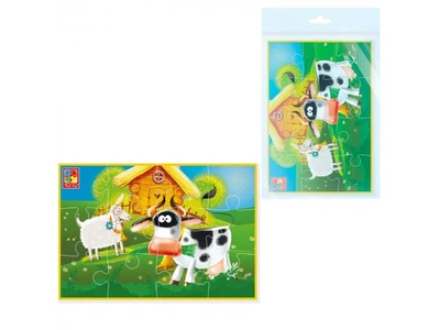 Мягкие пазлы Малыш сможет. Ферма, Vladi Toys (укр.), VT1103-97