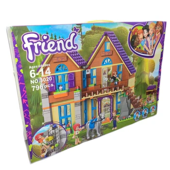 Конструктор домик на ферме Friend 3020, 796 деталей