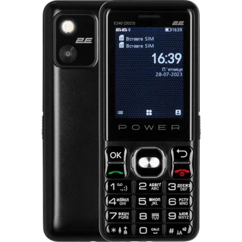 Мобільний телефон 2E E240 2023 2SIM Black