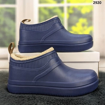 Калоші жіночі Dago Style піна на хутрі сині 39 р (25,5 см) 2920