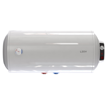 Бойлер електричний горизонтальний 50л LEOV LH Slim мокрий тен 2кВт 360x810x360мм 000019819