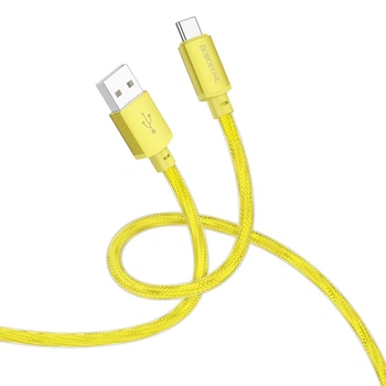 YUF Кабель Borofone BX95 USB to Type-C 1m gold