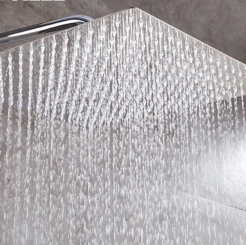 Лейка потолочная для тропического душа квадратная AQUA WORLD 25 x 25