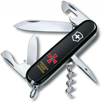 Швейцарский нож Victorinox SPARTAN ARMY 91мм/12 функций, Эмблема ЗСУ + Трезубец ЗСУ брон.